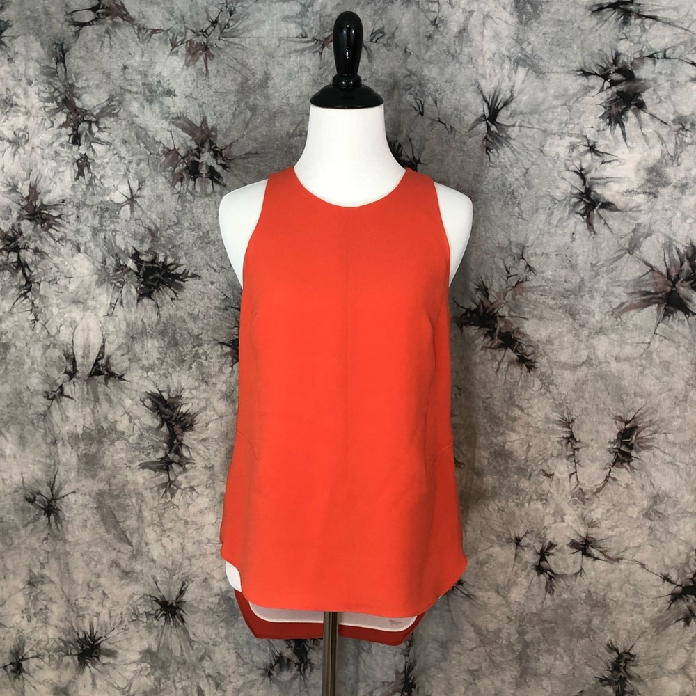 Rag & Bone orange blouse/ tank